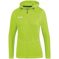 JAKO Run 2.0 Kapuzenjacke Damen neongrün 36 von Jako