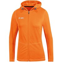 JAKO Run 2.0 Kapuzenjacke Damen neonorange 44 von Jako