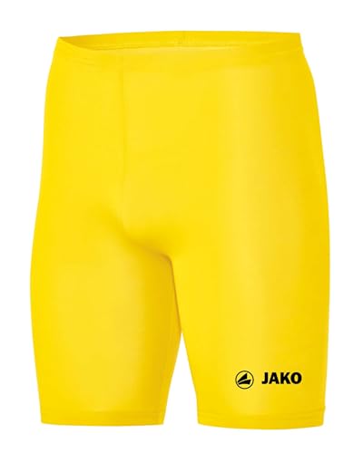 JAKO Unterziehhose Tight Basic 2.0 Citro S - Elastische Fahrradhose aus Polyester, Radlerhose mit elastischem Bund, Schnell trocknende Thermohose von JAKO