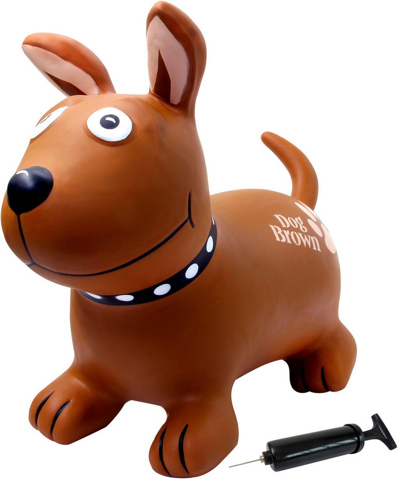 Jamara Hüpftier Hund, braun, inkl. Luftpumpe Jamara Hüpftier Hund, braun, inkl. Luftpumpe von Jamara