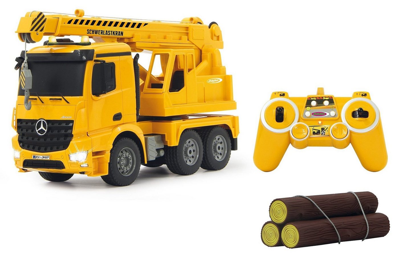 Jamara RC-Truck Schwerlastkran Mercedes Arocs, mit Signallichtern Jamara RC-Truck Schwerlastkran Mercedes Arocs, mit Signallichtern von Jamara
