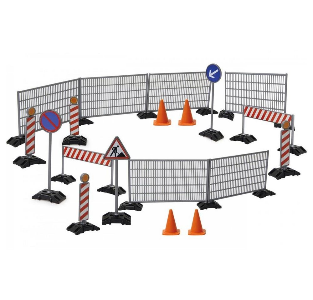 Jamara Spielwelt Baustellenset 1:20 38-teilig, mit Schranke, Pylone, Warnschilder, Verkehrsschilder, Spielset Jamara Spielwelt Baustellenset 1:20 38-teilig, mit Schranke, Pylone, Warnschilder, Verkehrsschilder, Spielset von Jamara