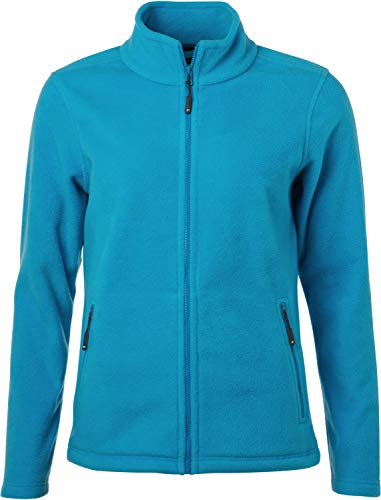 James & Nicholson Damen Fleece Jacke, Türkis (Turquoise), 44 (Herstellergröße: 3XL) von James & Nicholson