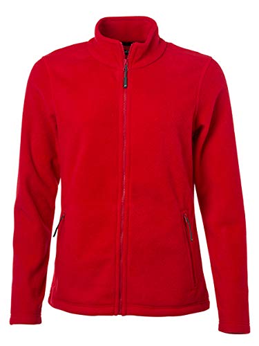 James & Nicholson Damen Fleecejacke JN781 Gr. M, rot von James & Nicholson