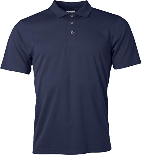 James & Nicholson Herren Active Poloshirt, Blau (Navy), Small von James & Nicholson