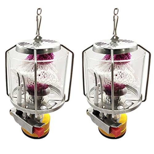 Janasiba 2X Außen Camping Gaslaterne Tragbare Mini Gas Licht Zelt Lampe Fackel Hänge Lampe für Camping Wandern Janasiba 2X Außen Camping Gaslaterne Tragbare Mini Gas Licht Zelt Lampe Fackel Hänge Lampe für Camping Wandern von Janasiba
