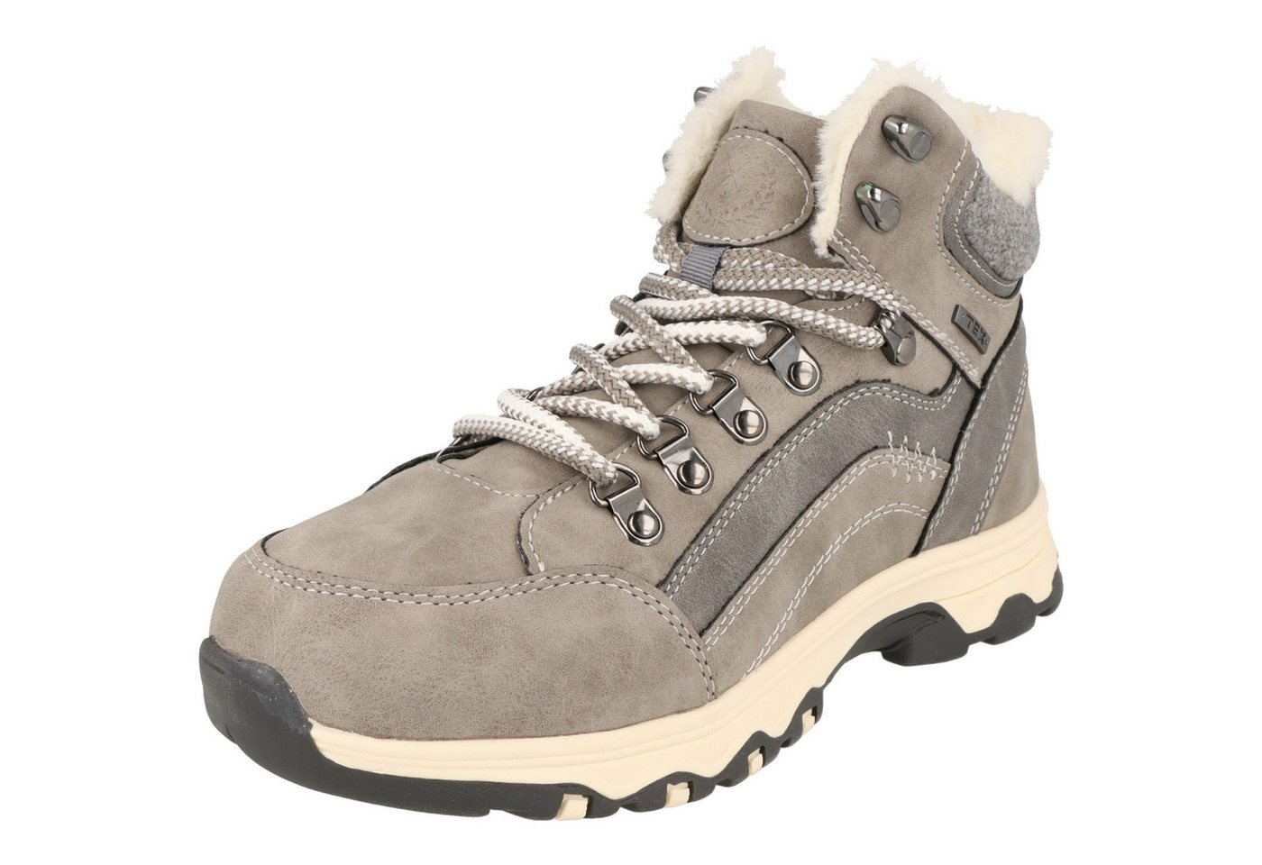 Jane Klain Damen Schuhe Tex Trekking Schnürer 252-898 gefüttert Winterstiefel Wasserabweisend, gepolstert von Jane Klain