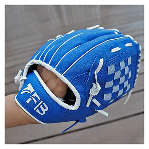 Baseball Handschuhe Baseballhandschuh Sports Battinghandschuhe Pitcher's Mitt mit PVC. Baseball aus Leder 10,5 Zoll 12,5 Zoll für Erwachsene Jugend Kinder(10.5 Inches) von Janmobrian