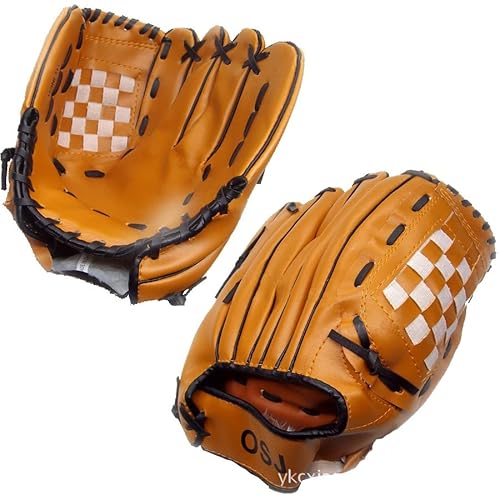 Baseball Handschuhe Kinder und Erwachsener dickerer Pitcher Baseballhandschuhe Softballhandschuhe(12.5 inches) von Janmobrian