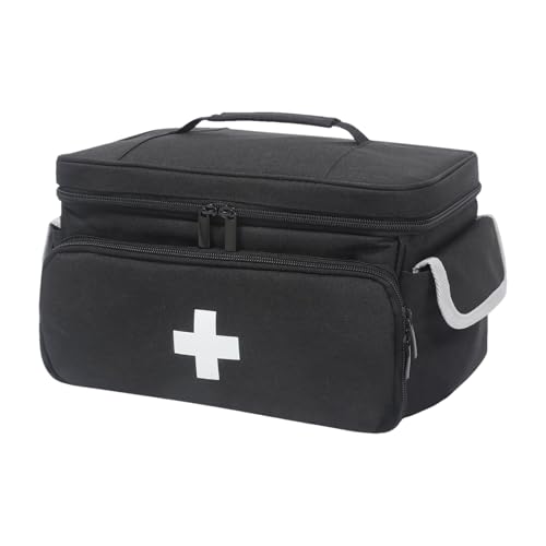 Janurium Krankenschwester-Kliniktasche – leichte Arzttasche, Medikamenten-Organizer-Tasche, Leere Pillenflaschen-Aufbewahrungstasche für Krankenpflegestudenten, Ärzte, Krankenpflege-Arbeitstasche von Janurium