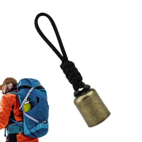 Laute Bärenglocke für Wanderer,Bärenglocken zum Wandern | Metall Vintage Bärenglocke Wanderglocke,Survival Outdoor Supplies Mehrzweck-Taschenanhänger zum Wandern und Klettern von Janurium