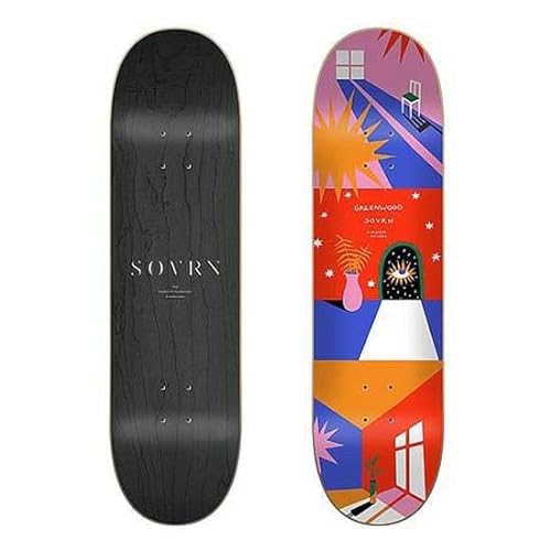 Jart Touch 8.25"x31.85" Sovrn Deck Skateboard, Mehrfarbig (Mehrfarbig), Einheitsgröße von Jart