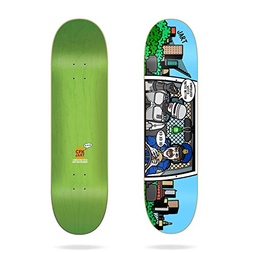 Jart XDXDXD 8.25" HC CFK Skateboard Deck, bunt, Einheitsgröße von Jart