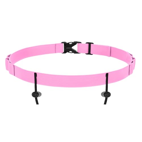 JasGood Triathlon Startnummernband Verstellbar Laufgürtel mit Nummernhalter 6 Gel-Halter Running Belt Laufgurt für Joggen Marathon Radfahren,Rosa,65cm JasGood Triathlon Startnummernband Verstellbar Laufgürtel mit Nummernhalter 6 Gel-Halter Running Belt Laufgurt für Joggen Marathon Radfahren,Rosa,65cm von JasGood