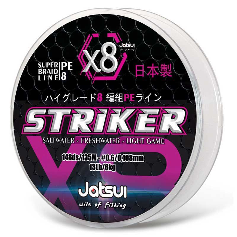 Jatsui Striker Pe 8 500 M Braided Line Durchsichtig 0.300 mm Jatsui Striker Pe 8 500 M Braided Line Durchsichtig 0.300 mm von Jatsui