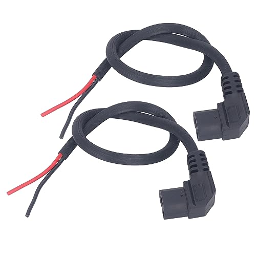 Jauarta 2PCS Elektrofahrrad-Netzkabel T-Typ-Ladekabel-Zubehör 1,5 mm² für Elektroroller von Jauarta