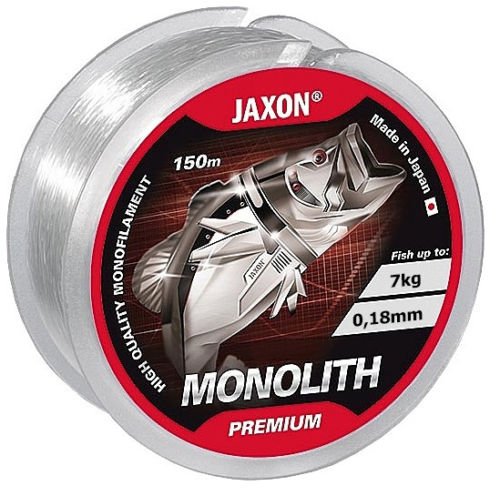 Jaxon Angelschnur Monolith Premium 150m / 0,10mm-0,35mm Spule Einzelschnüre Monofile NEU&OVP (0,02€/m) (0,18mm / 7kg) von Jaxon