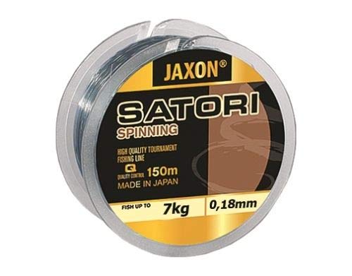 Jaxon Angelschnur Satori Spinning 150m Spule Monofile Schnur (0,18mm / 7kg) von Jaxon