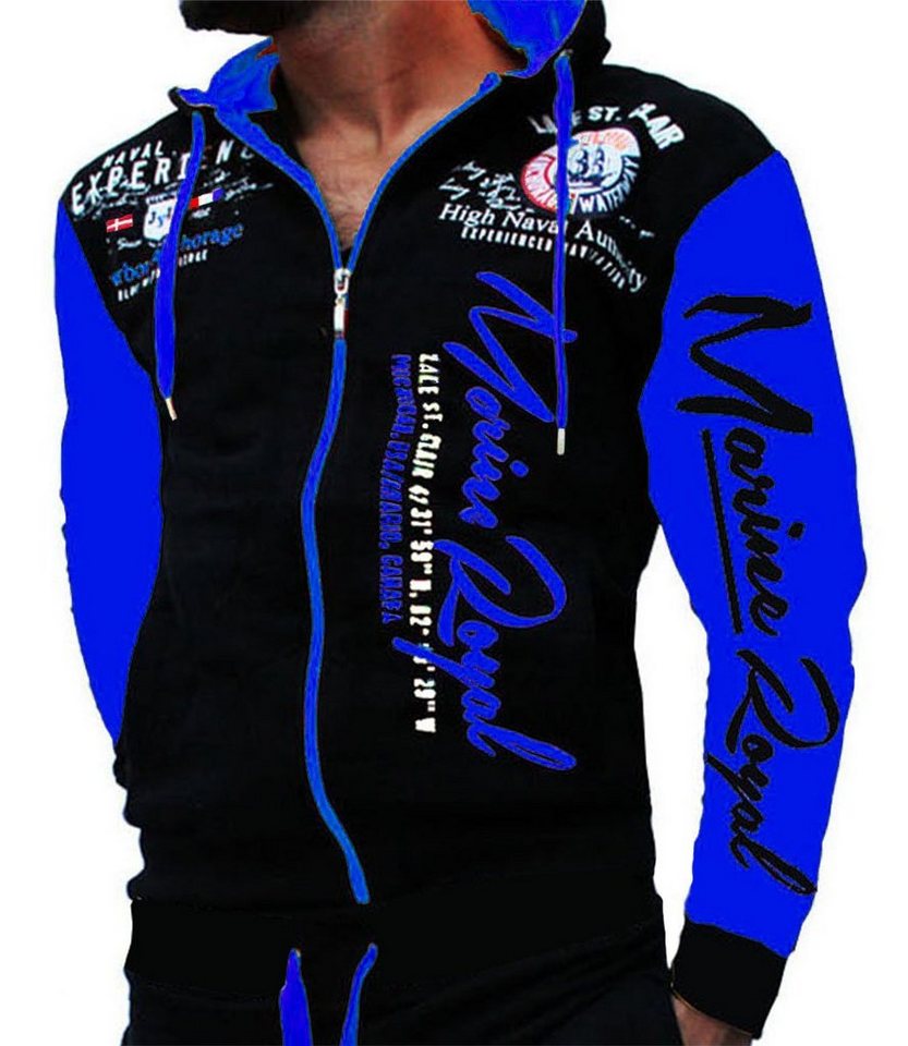 Jaylvis Collegejacke Herren Sweatjacke Sportjacke Joggingjacke mit lässiger Kapuze Marine Royal Jaylvis Collegejacke Herren Sweatjacke Sportjacke Joggingjacke mit lässiger Kapuze Marine Royal von Jaylvis