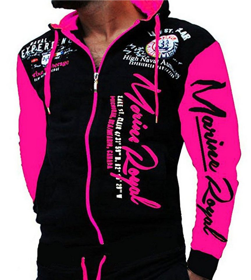 Jaylvis Collegejacke Herren Sweatjacke Sportjacke Joggingjacke mit lässiger Kapuze Marine Royal Jaylvis Collegejacke Herren Sweatjacke Sportjacke Joggingjacke mit lässiger Kapuze Marine Royal von Jaylvis