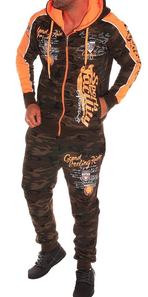 Jaylvis Jogginganzug Marine Royal Herren Trainingsanzug Sportanzug Streetwear Fitness, Jacke mit Kapuze Jaylvis Jogginganzug Marine Royal Herren Trainingsanzug Sportanzug Streetwear Fitness, Jacke mit Kapuze von Jaylvis