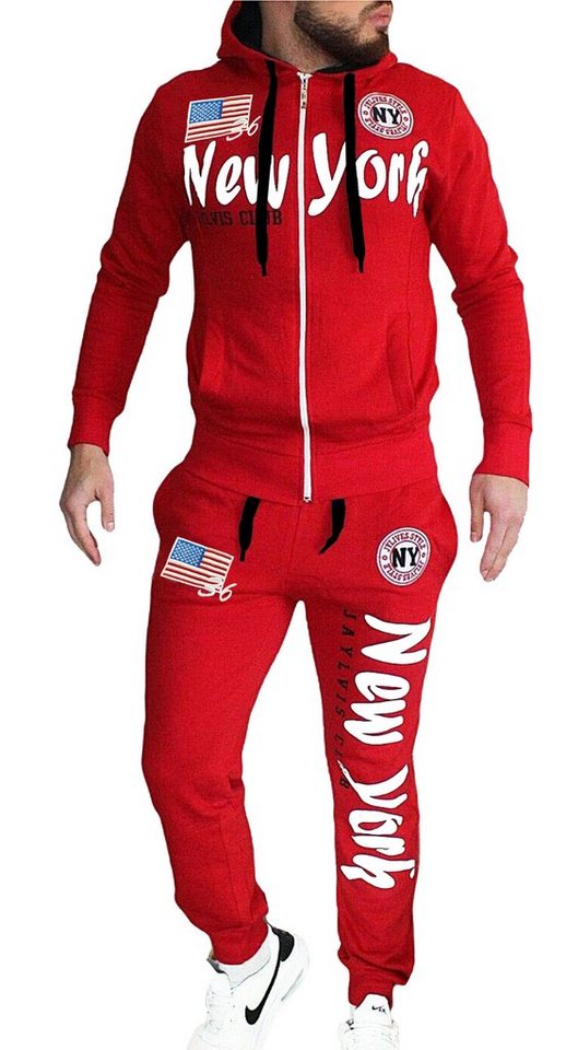 Jaylvis Jogginganzug New York Herren Trainingsanzug Sportanzug Streetwear Fitness NY Jaylvis Jogginganzug New York Herren Trainingsanzug Sportanzug Streetwear Fitness NY von Jaylvis