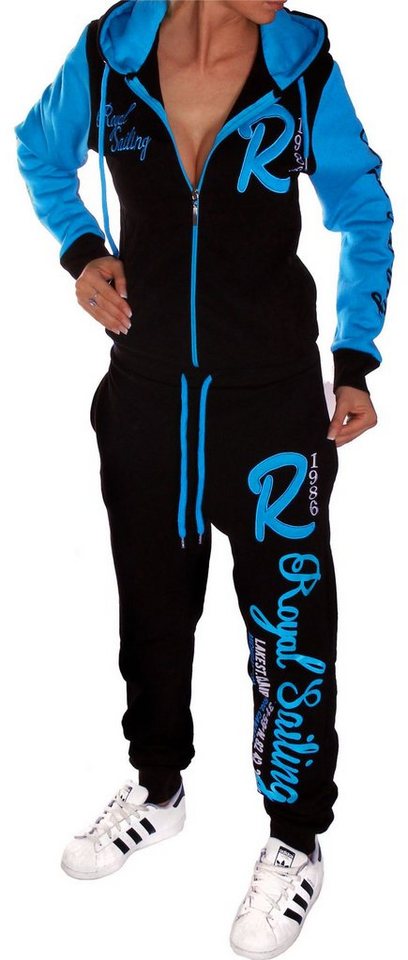 RMK Jogginganzug Royal Sailing Damen Trainingsanzug Sportanzug Fitness Hausanzug, mit Kapuze RMK Jogginganzug Royal Sailing Damen Trainingsanzug Sportanzug Fitness Hausanzug, mit Kapuze von RMK