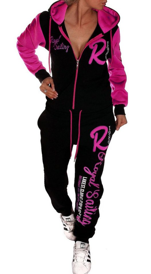 RMK Jogginganzug Royal Sailing Damen Trainingsanzug Sportanzug Fitness Hausanzug, mit Kapuze RMK Jogginganzug Royal Sailing Damen Trainingsanzug Sportanzug Fitness Hausanzug, mit Kapuze von RMK