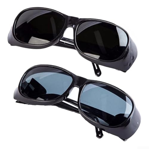 Jayruit Komfortable Schweißbrille, stabile Konstruktion, schützt vor schädlichen Partikeln (schwarz) von Jayruit