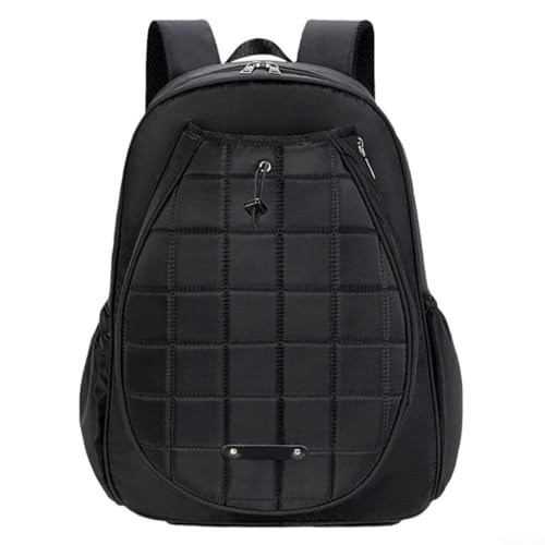 Verstellbarer Tennisschläger-Rucksack, tragbare Paddel-Aufbewahrungstasche für Tennisschläger, Pickleball und mehr (schwarz) von Jayruit