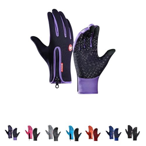 Cozy Season Gloves, Winter Gloves Men Thermal, Thermal Gloves, Cozy Season Thermal Winter Gloves, Cozyseason Gloves Waterproof (Purple,S) von Jeeeun