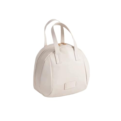 Multi-Layered Shell-Shaped Cosmetic Bag, Multi-Compartment Toiletry Cosmetics Tote Travel Bag (White) von Jeeeun