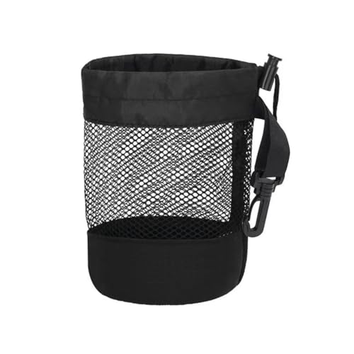 Jeenuuder Golfball-Aufbewahrungstasche, Netztasche mit Kordelzug, Netzstofftasche, Golfball-Tasche mit Kordelzug, Einfach zu Verwenden von Jeenuuder