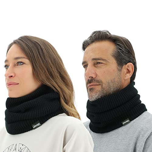 JEEP O102601-B000 J Ribbed Tricot NECKWARMER J22W Unisex Black Uni JEEP O102601-B000 J Ribbed Tricot NECKWARMER J22W Unisex Black Uni von Jeep