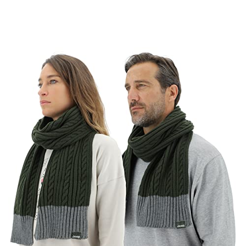 JEEP O102603-E856 J TWISTED TRICOT SCARF J22W Unisex Nordic Green/Dark GM UNI JEEP O102603-E856 J TWISTED TRICOT SCARF J22W Unisex Nordic Green/Dark GM UNI von Jeep