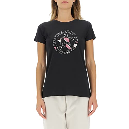 JEEP O102614-B000 J Woman T-Shirt Star Botanical Print J22W Black XL JEEP O102614-B000 J Woman T-Shirt Star Botanical Print J22W Black XL von Jeep