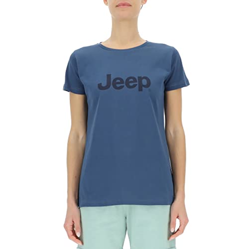 JEEP O102757-Q032 J Damen T-Shirt Großer Aufdruck J23S Canvas Blue/Deep Blu S JEEP O102757-Q032 J Damen T-Shirt Großer Aufdruck J23S Canvas Blue/Deep Blu S von Jeep