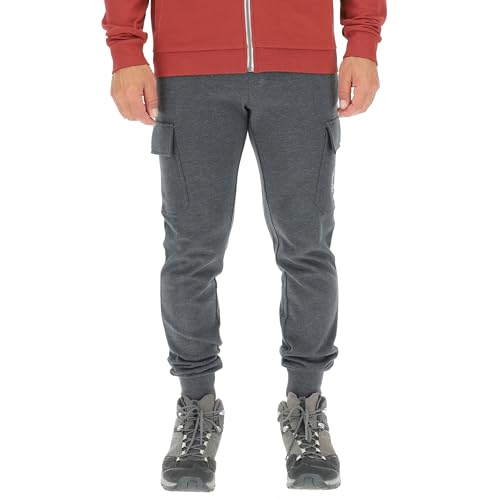 JEEP O102896-G557 J Herren Cargo-Jogginghose Star Kleiner Aufdruck auf der Seitentasche J23W Dark Grey Melange XXL von Jeep