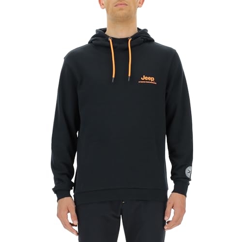 JEEP O102929-B000 XP Herren Kapuzen-Sweatshirt m/Beuteltasche Xtreme Performance Symbol Rückendruck JX23A Black XL JEEP O102929-B000 XP Herren Kapuzen-Sweatshirt m/Beuteltasche Xtreme Performance Symbol Rückendruck JX23A Black XL von Jeep