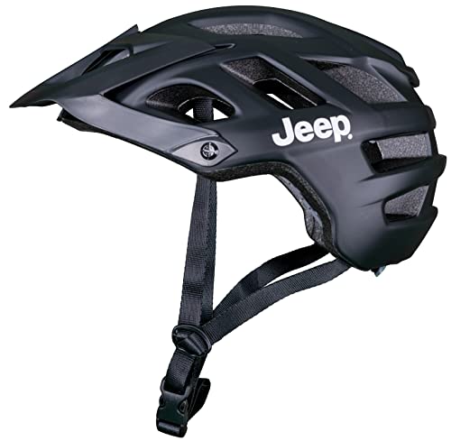 Jeep E-Bikes Unisex – Erwachsene Helm Pro Fahrradhelm, Schwarz, L von Jeep