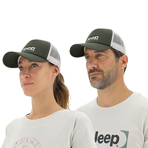 JEEP O102604-E844 J MESH Cap Embroidery J22W Unisex Nordic Green/Light G Uni von Jeep