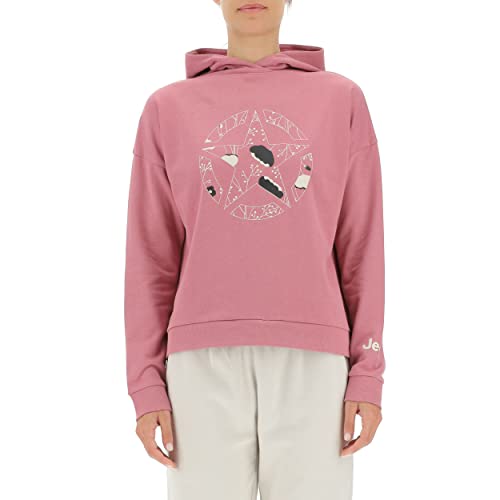 JEEP O102607-P490 J Woman Hooded Cropped Sweatshirt Star Botanical Print J22W Dusty Rose S JEEP O102607-P490 J Woman Hooded Cropped Sweatshirt Star Botanical Print J22W Dusty Rose S von Jeep