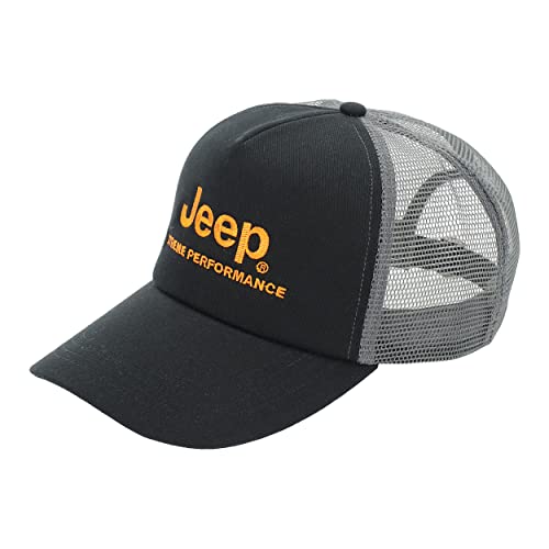 JEEP O102630-B968 XP Man MESH Cap Xtreme Performance Embroidery JX22A Black/Sun Orange Uni von Jeep