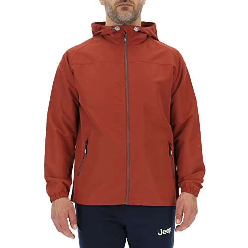 JEEP O102712-R760 J HERREN LEICHTE KAPUZENWINDJACKE Outline Rückendruck J23S Red Ochre/Almond L JEEP O102712-R760 J HERREN LEICHTE KAPUZENWINDJACKE Outline Rückendruck J23S Red Ochre/Almond L von Jeep