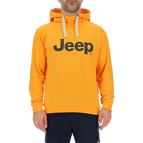 JEEP O102716-Y266 J Herren-Kapuzensweatshirt Großer Aufdruck J23S Nacho Yellow/Night B M von Jeep