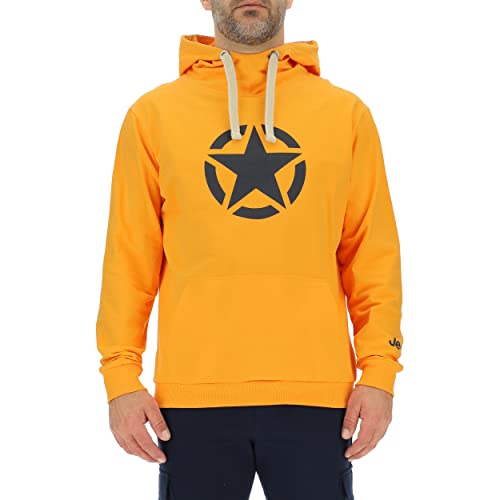 JEEP O102717-Y266 J Man Kapuzensweatshirt Star Großer Aufdruck J23S Nacho Yellow/Night B M JEEP O102717-Y266 J Man Kapuzensweatshirt Star Großer Aufdruck J23S Nacho Yellow/Night B M von Jeep