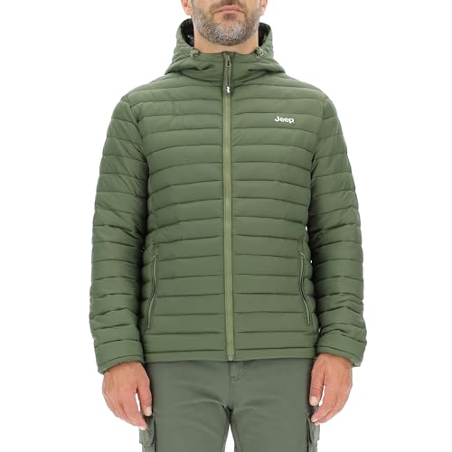 JEEP O102877-E946 J HERREN KAPUZEN-STEPP-JACKE mit Reißverschlusstaschen kleiner Aufdruck J23W Rifle Green XXL JEEP O102877-E946 J HERREN KAPUZEN-STEPP-JACKE mit Reißverschlusstaschen kleiner Aufdruck J23W Rifle Green XXL von Jeep