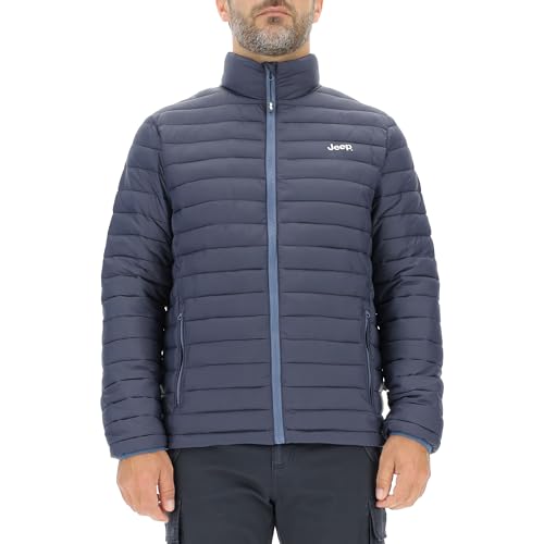 JEEP O102878-A928 J HERREN STEPP-JACKE mit Reißverschlusstaschen kleiner Aufdruck J23W Night Blue XL JEEP O102878-A928 J HERREN STEPP-JACKE mit Reißverschlusstaschen kleiner Aufdruck J23W Night Blue XL von Jeep