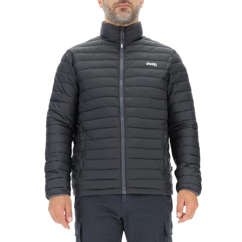 JEEP O102878-B000 J HERREN STEPP-JACKE mit Reißverschlusstaschen kleiner Aufdruck J23W Black S JEEP O102878-B000 J HERREN STEPP-JACKE mit Reißverschlusstaschen kleiner Aufdruck J23W Black S von Jeep