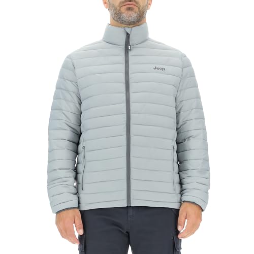 JEEP O102878-G229 J HERREN STEPP-JACKE mit Reißverschlusstaschen kleiner Aufdruck J23W Medium Grey XXL JEEP O102878-G229 J HERREN STEPP-JACKE mit Reißverschlusstaschen kleiner Aufdruck J23W Medium Grey XXL von Jeep